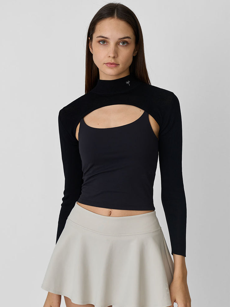 KNITTED UV CROP TOP