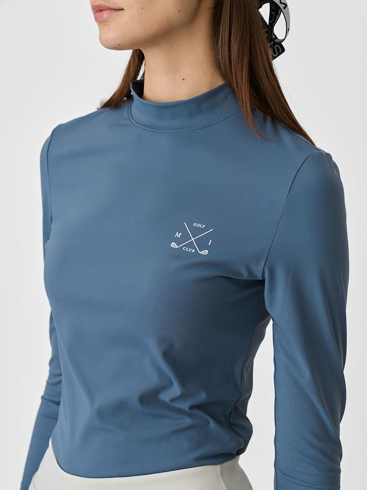 LONG SLEEVE TURTLE NECK SPORTS SHIRT