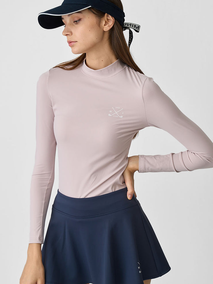 LONG SLEEVE TURTLE NECK SPORTS SHIRT