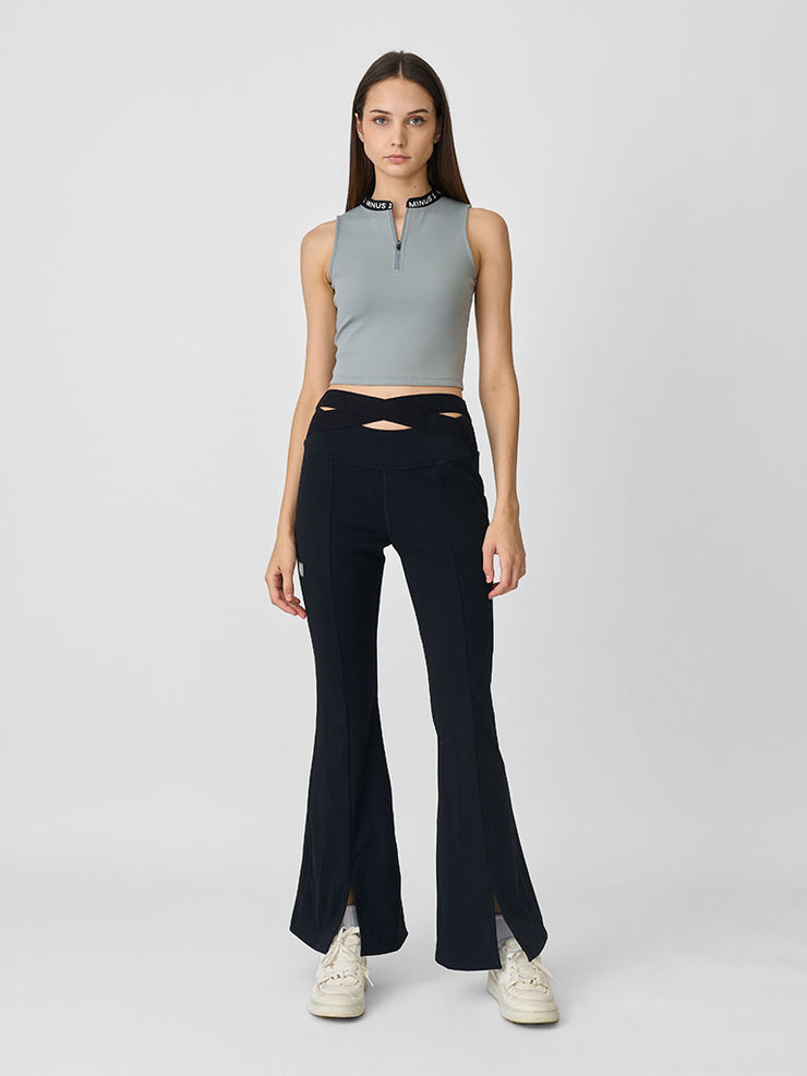 SPLIT FLARED LEGGING