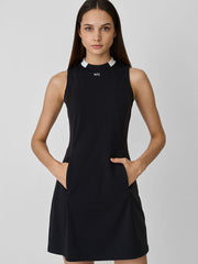 SLEEVELESS TURTLE NECK DRESS
