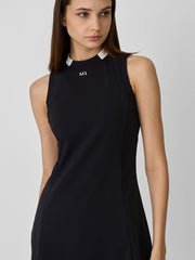 SLEEVELESS TURTLE NECK DRESS