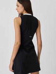 SLEEVELESS TURTLE NECK DRESS